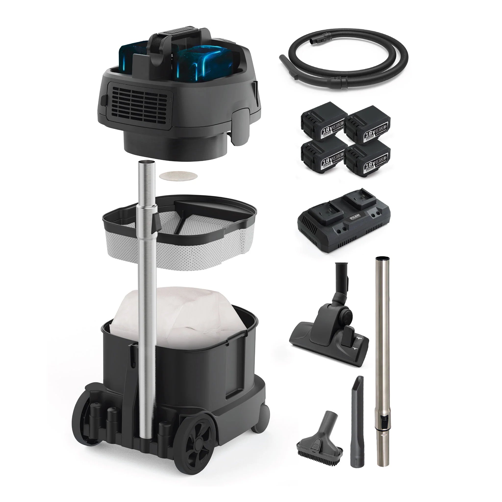 Pullman Advance Li-Tek Pro Cordless Dry Vacuum