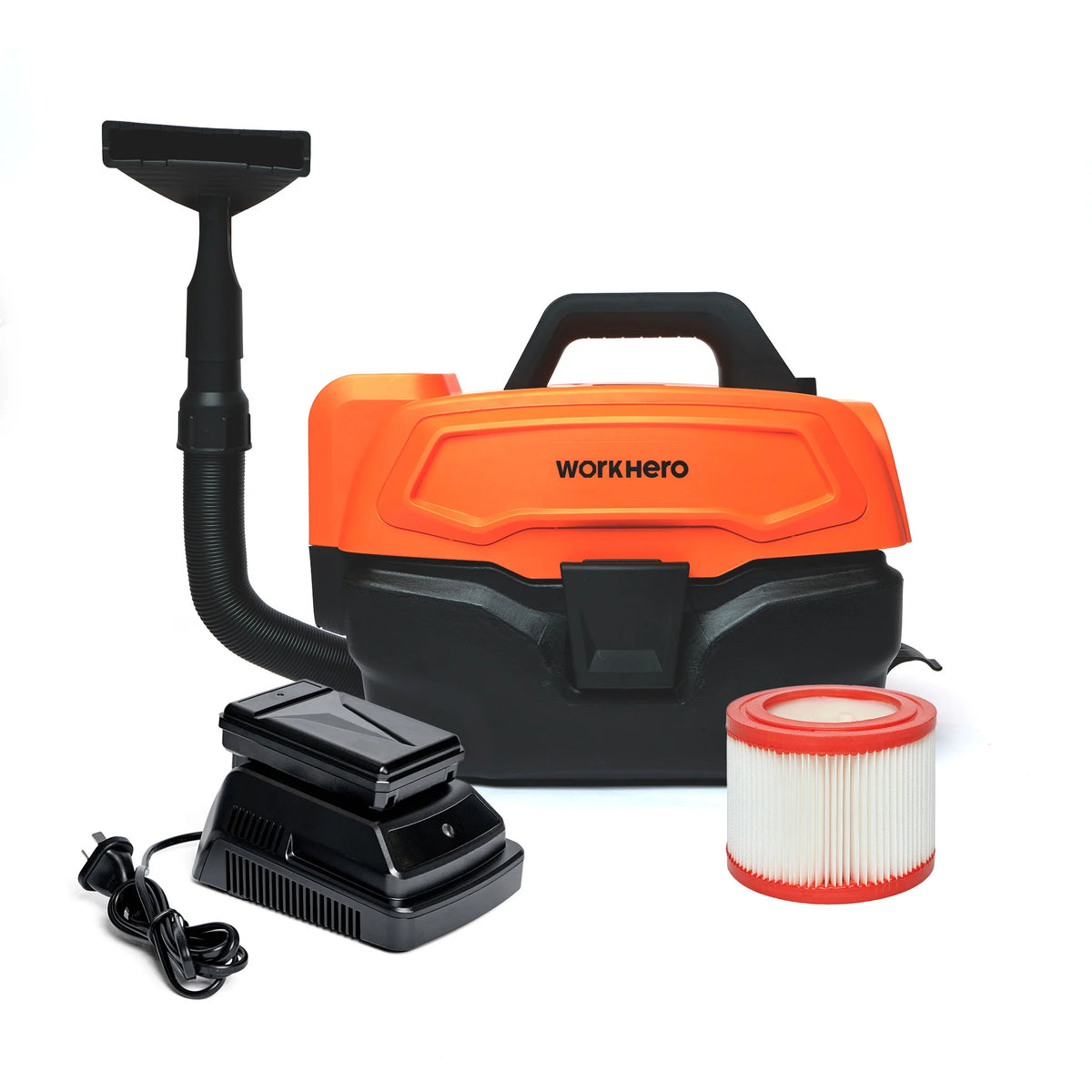 Work Hero Tradie Cordless Wet & Dry Vacuum Cleaner & Blower WD600