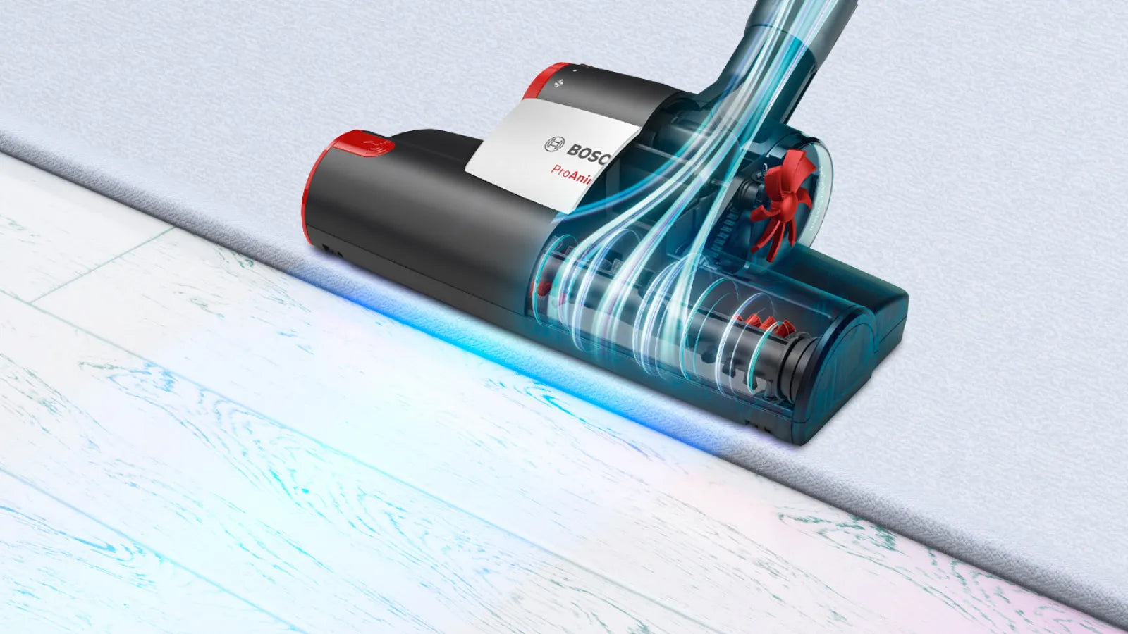 Bosch Series 6 Bagged vacuum cleaner ProAnimal Red