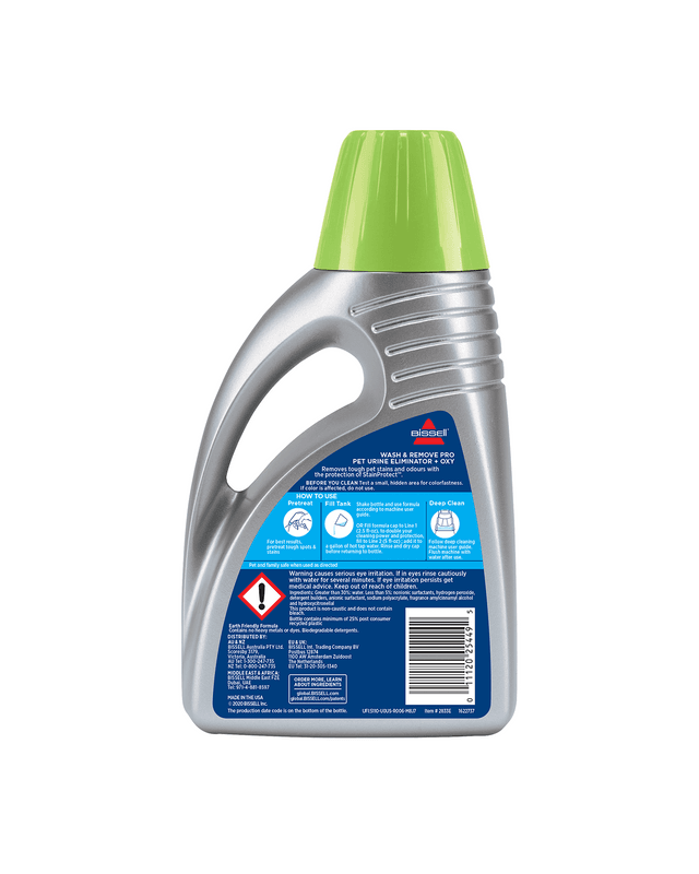 Bissell Wash & Remove Pro Oxy Pet Urine Eliminator Formula