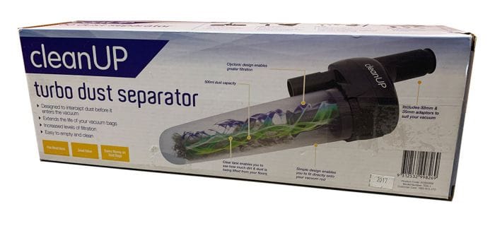 Clean Up Turbo Dust Separator Vacuum Attachment 32mm and 35mm