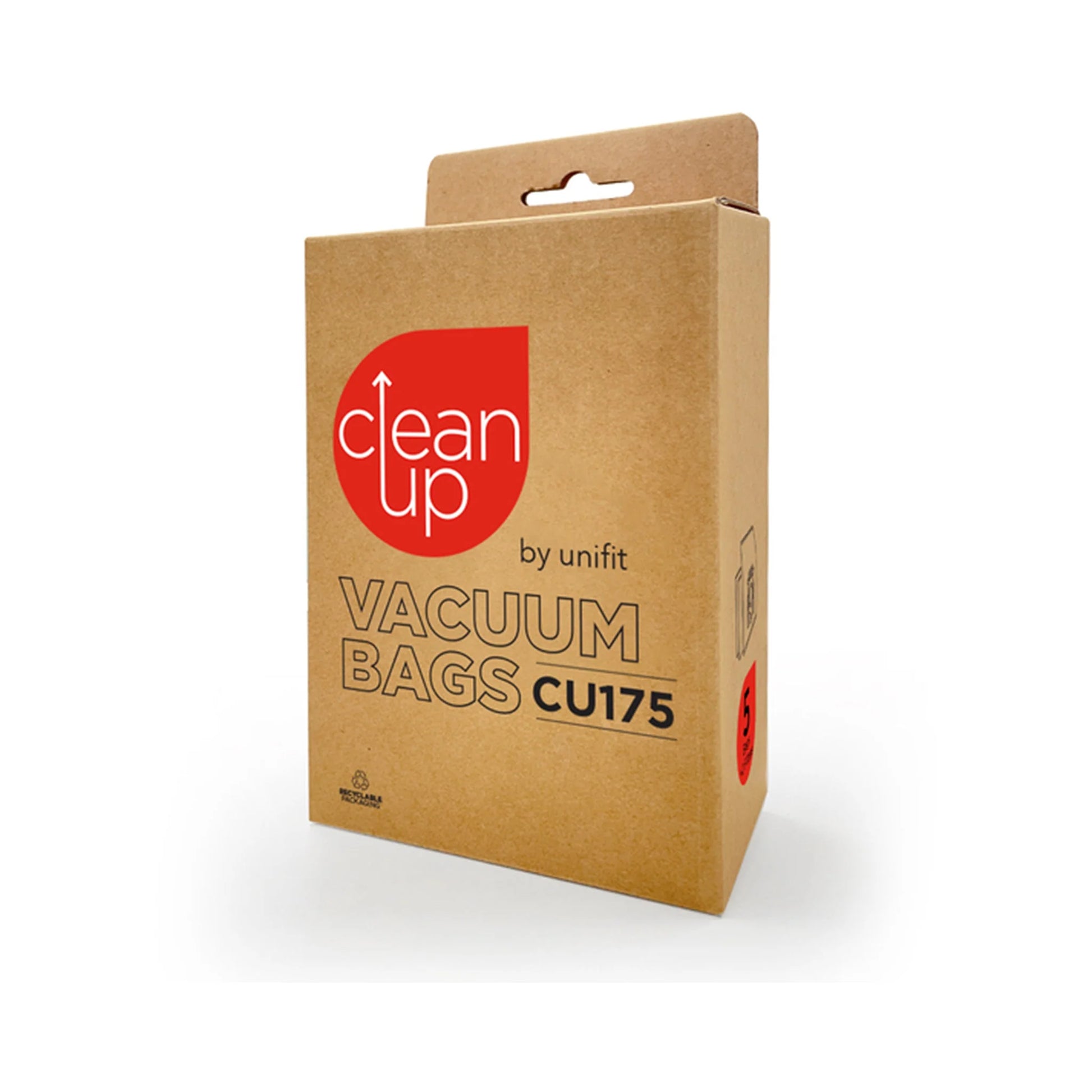 CleanUp CU175 Vacuum Bags 5 Pack To Suit Miele