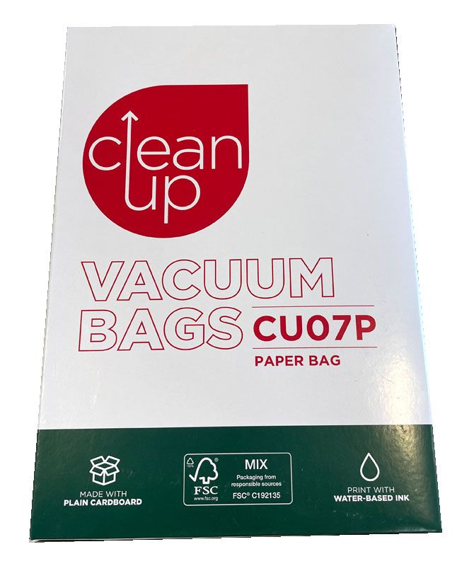 Clean Up CU07P 5pkt Vacuum Cleaner Bags To Suit Electrolux