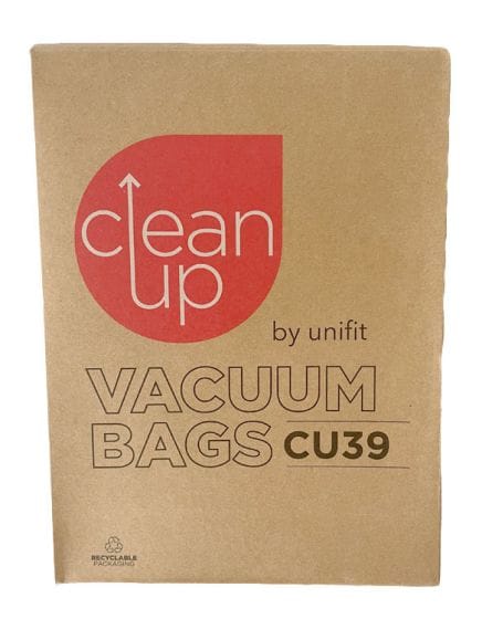 Clean Up CU39 Vacuum Cleaner Bags 5pkt To Suit Wertheim ET1400, ET1600, ET1700, ET2000