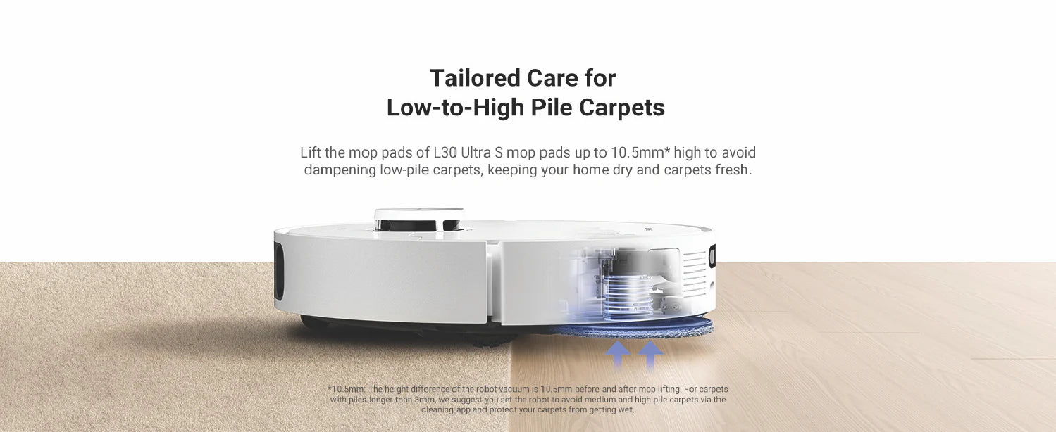 Dreame L30 Ultra S Robot Vacuum and Mop with Self-Cleaning and Auto-Empty