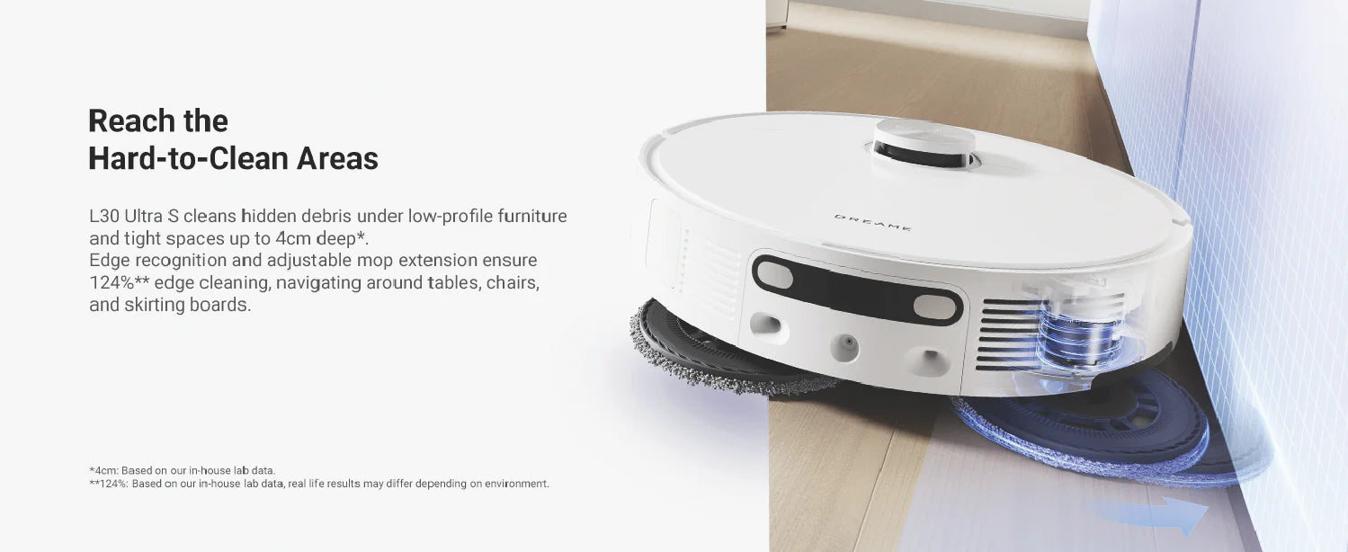 Dreame L30 Ultra S Robot Vacuum and Mop with Self-Cleaning and Auto-Empty