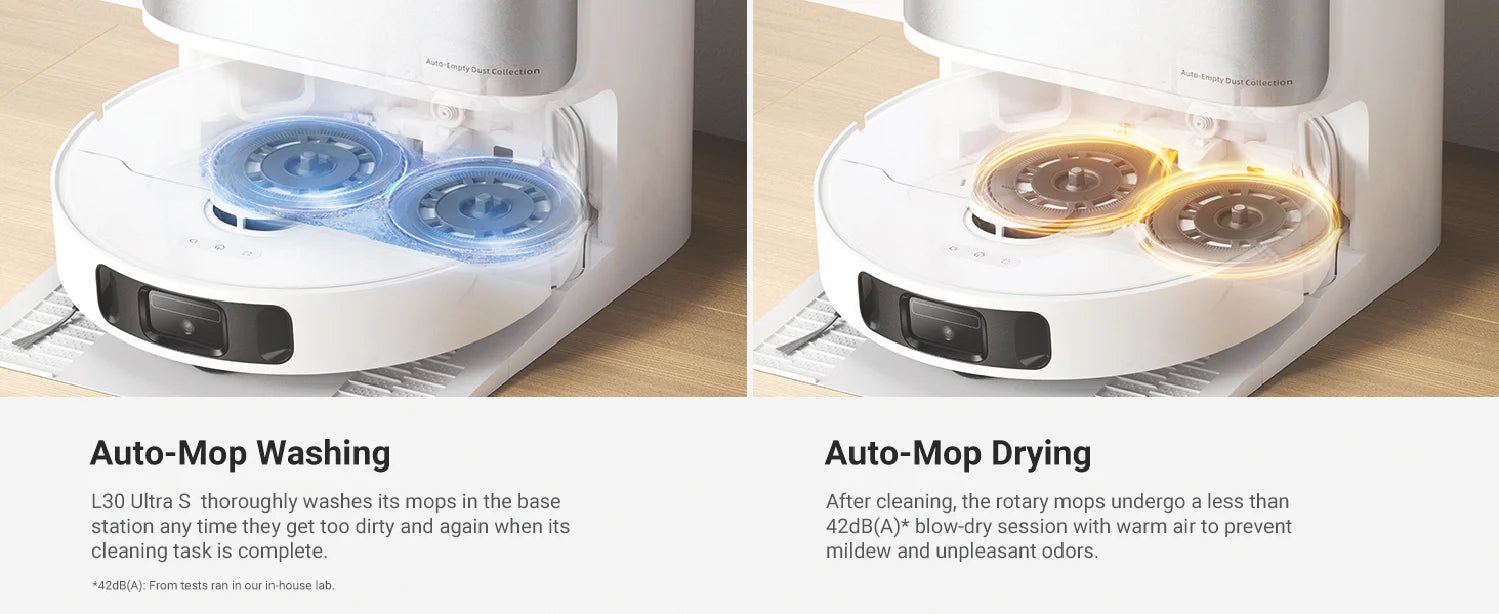 Dreame L30 Ultra S Robot Vacuum and Mop with Self-Cleaning and Auto-Empty