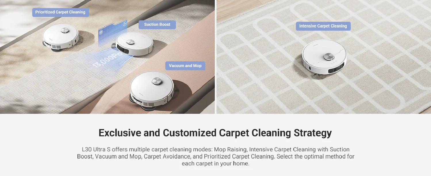 Dreame L30 Ultra S Robot Vacuum and Mop with Self-Cleaning and Auto-Empty