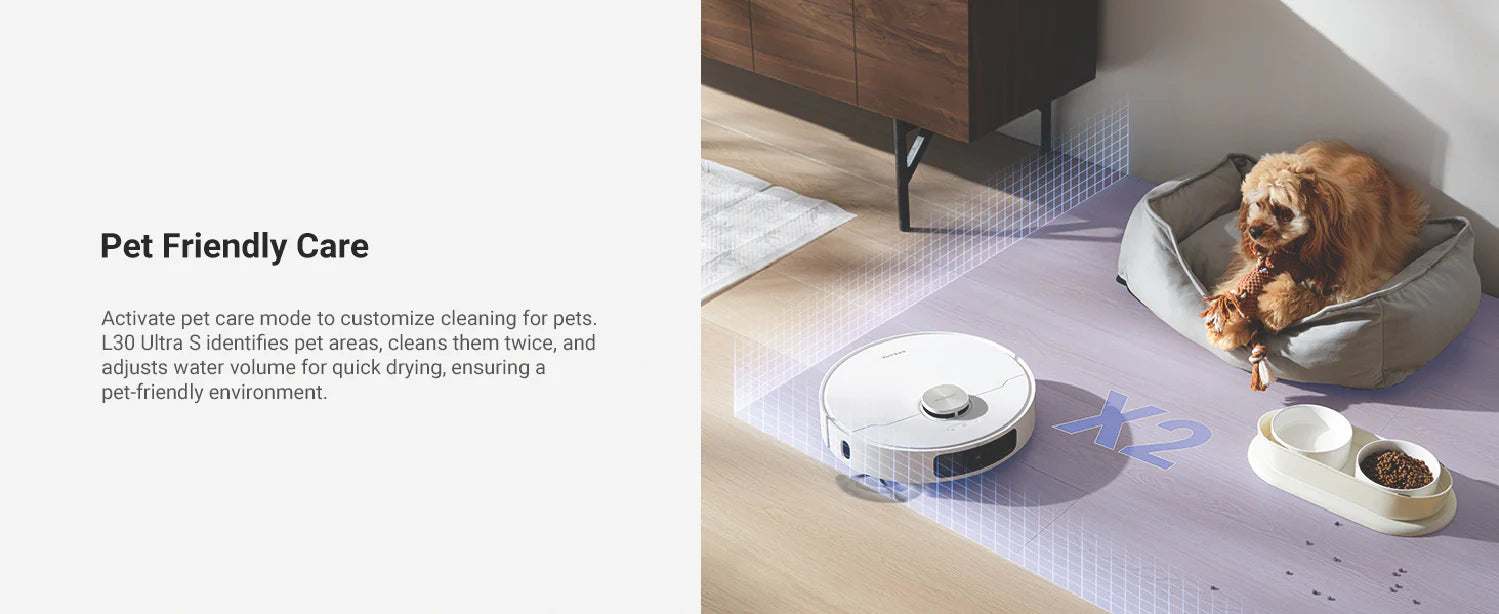 Dreame L30 Ultra S Robot Vacuum and Mop with Self-Cleaning and Auto-Empty