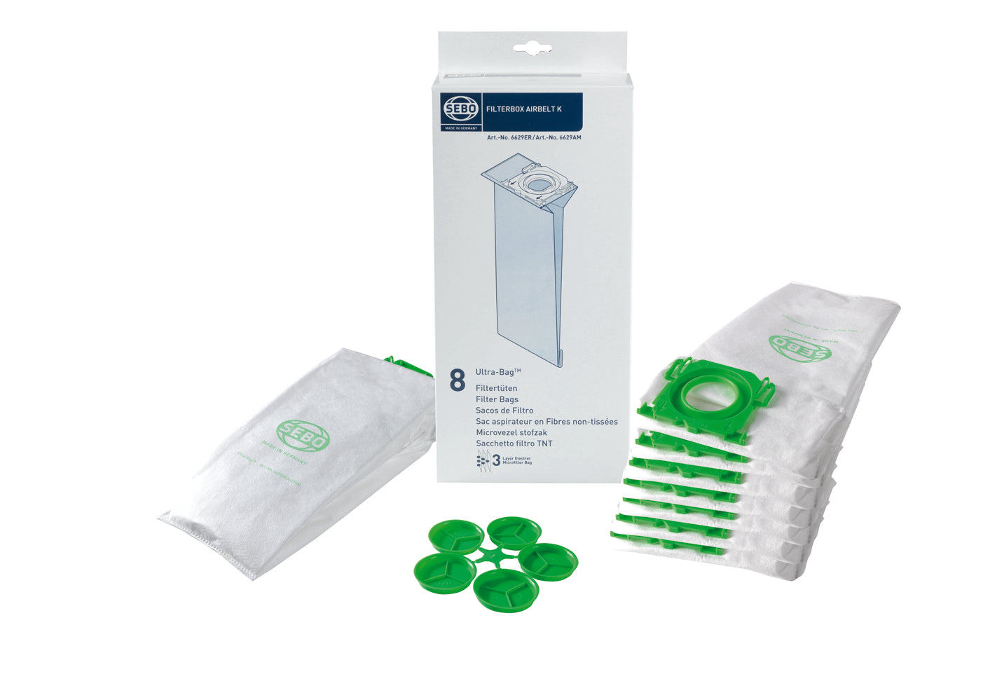 SEBO K3 and K1 Vacuum Bags (6629ER)