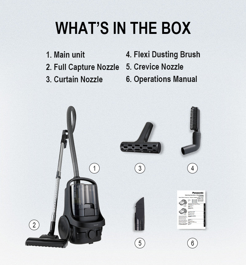 Panasonic 2000W Bagless Cyclonic Vacuum Cleaner