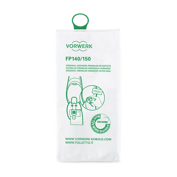 Vorwerk Kobold VK140 VK150 Bags 6pkt (Genuine)